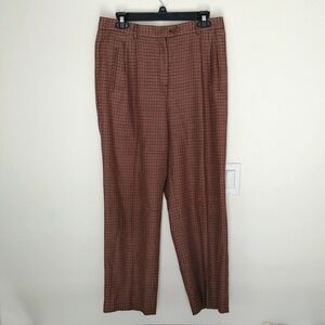 Peter Nygard Pants Women's Size 10 P Tweed Brown/Tan Classic Office
